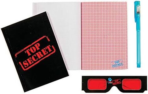 Raymond Geddes Top-Secret Confidential Spy Notebooks (Pack of 12)