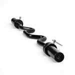CAP Barbell Olympic Super Curl Bar, Black New Version, 48-Inch (OBIS-48B)