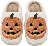 ULEL Halloween Pumpkin Slippers for