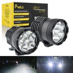 Pivalo PVAF6LP1 6 LED CREE SMD Projector Auxiliary Fog Lamp Spot Flood Beam Worklight for Cars Motorcycle and Bikes (18W, White Light, 1 PC)