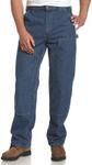 Carhartt Men's Double Front Logger Washed Denim Dungaree,Darkstone,36 x 32