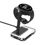 Powerhill 4 pins Charger/Charging Stand,Compatible with Fossil/MKors/CZ/Skg/Diesel Touchscreen Smartwatch Gen 6/6 Hybird/5/5E/4 Garrett/Carlyle/Julianna/Sport/Explorist/Venture/Wellness