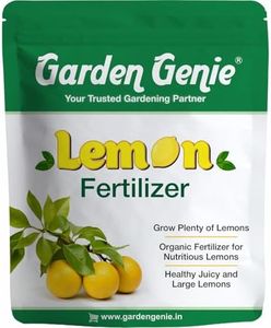 Garden Genie Lemon Fertilizer for Plants 800 Gm | Organic Lemon Plant Fertilizer for Growing & Fruiting Healthy Lemons in Home Garden, Powder