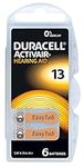 Duracell Activair size 13 Hearing Aid Battery (5 packs of six cells)