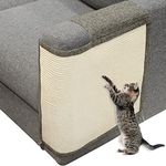 TCooso Cat Scratch Furniture Protector with Natural Sisal for Protecting Couch Chair Sofa cat pet Gift (Right Hand)