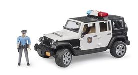 Bruder Jeep Wrangler Unlimited Rubicon Police Vehicle with Policeman