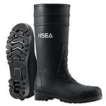 HISEA Men's Steel Toe Work Boots PV