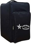 Star House Cajon Bag Padded Waterproof Fabric With Carry Handle and Shoulder Straps Universal Size (black1)