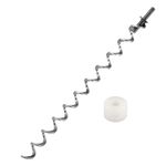 23 Inch Igniter Auger Shaft Screw, Auger Replacement with Bushing Auger Motor Push Rod/Shaft BBQ Grill Part Accessories for Pit Boss Series