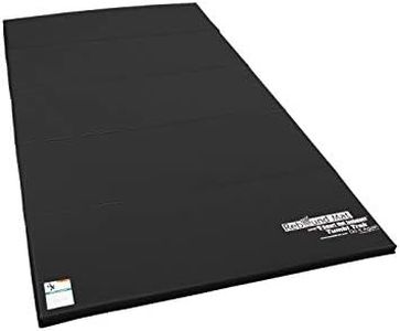Tumbl Trak Rebound Red Mat with 2-Sided Hook and Loop Fasteners, Black
