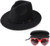 DRESHOW Women Classic Felt Fedora W