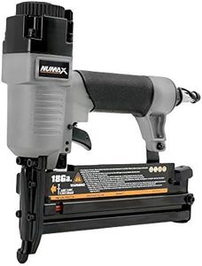 NuMax SL31 Pneumatic 3-in-1 16-Gauge and 18-Gauge 2" Finish Nailer and Stapler Ergonomic and Lightweight Nail Gun with No Mar Tip for Finish Nails, Brad Nails, and Staples, Gray & Black