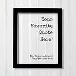 Custom Floating Quote Frame - Your 