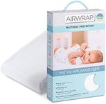 Airwrap Waterproof Mattress Protector Non-Toxic, Large Cot, White, AWPMLG3470