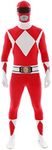 Morphsuits Official Power Ranger Costume,Red,Large 5'4"-5'10" (163cm - 177cm)