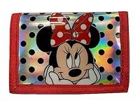 Minnie Mouse Kids Wallet with Zipped Coin Compartment & Card and Note Slots