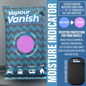 VapourVanish Reusable Car Dehumidifier – Moisture Absorber Bag