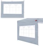 SCOCANOPY SideWall for 10x10 Canopy Frame, 2 SunWall Only,Grey