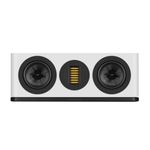 Wharfedale EVO 5.C Centre Speaker – 2‑Way Bass‑Reflex Design, Dual 5″ Kevlar Woofers & AMT Tweeter, 89 dB Sensitivity, 4 Ω Impedance (White)
