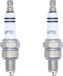 A7TC Spark Plugs Compatible with GY6 50cc 70cc 90cc 110cc 125cc 150cc Engines Replacement for ATV Dirt Pit Bike Mini Bike Moped Scooter (2)