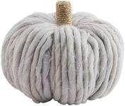 Mud Pie Chunky Pumpkin Sitter, Gray