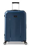 Ted Baker Flying Colours Hardside Trolley 4 Wheel Spinner, TSA Lock, Lightweight Suitcase, Men and Women, Baltic Blue, 20-Inch Carry-On, Luggage