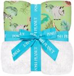 Posh Peanut Square Plush Patoo - Large Premium Reversible Knit Viscose from Bamboo - Snuggly Security Toddler Blanket - 40" x 40"