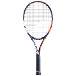 Babolat, Tennis Racket Boost Drive Model Grip 3, Blue Orange White, Lightweight Graphite Frame, Large Screen, 16x19 Stringing Plan, for Casual Players Wishing to Progress Easily