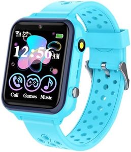 Smooce Kids Smart Watch Phone SOS,Boys Girls Kids Smartwatch with Calling Puzzle Games Music Camera Video Alarm Recorder for 3-12 Years Old Children Gifts
