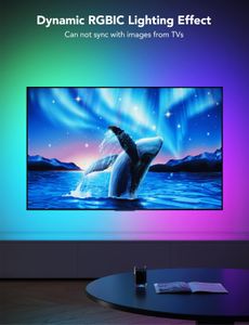 Govee RGBIC TV LED Backlight Strip, 3.8m – Color Changing Ambient Lighting