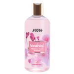 Wanderlust Japanese Cherry Blossom Shower Gel, 300 ml| Nourishes & Hydrates| Gentle Cleanser| Sweet Smell of Cherry Blossom|Enriched With Aloe Vera| Paraben-Free, Vegan | Suitable for All Skin Types