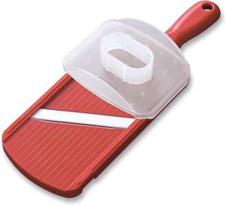 Kyocera Ceramic Adjustable Mandolin Slicer, Red, CSN-202-RD 11" x 4"