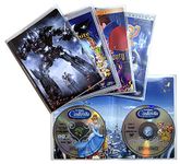 CheckOutStore 2 Disc DVD Storage CPP Sleeves: Space-Saving, Full DVD Cover Artwork Display & Booklet, Scratch & Dust Protection, Premium Quality (Pack of 100)