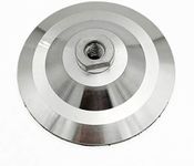 SHDIATOOL 5 Inch Backer Pad or Backing pad of Aluminum Body with 5/8-Inch-11 Thread for Diamond Pads