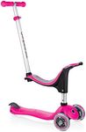 Globber G451-110 Evo 4 in 1 Scooter,Deep Pink