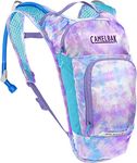 CamelBak Mini M.U.L.E. Kids Hydration Backpack for Hiking and Biking - 50oz, Tie Dye/Pink