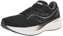 Saucony Men's Triumph 20 Platform, Black and White, 8.5 UK