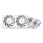 Thermalright Frozen Edge 240 White AIO Water Cooler,Liquid CPU Cooler, 2×120mm PWM Fans Water Cooling System,2150RPM High Speed Fan,Compatible With AMD/AM4/AM5&Intel LGA1700/1150/1151/1200/2011/1700