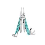 Leatherman Signal Multi-Tool - 19 Tools for Camping & Survival, Light Blue