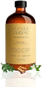 Eleven Drops Bougie 540 Diffuser Oil – Premium Fragrance Oil with Radiant Amber & Jasmine Notes – Elegant Aroma for Cold Air Diffusers, Home, Office, Candle Making, Pet Friendly, 16 Fl.Oz Glass Bottle