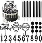 Yerliker 34 Pcs Birthday Candles Ca