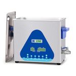 DK SONIC Industrial Ultrasonic Cleaner, 6L 180W Sonic Cleaner with Heater &l Timer, Digital Control for Motorcycle Engines, Carburetors, Chains (Includes Basket)