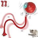 IOKHEIRA Interactive Cat Toy Electric Automatic Cat Toys for Indoor Cats,Rechargeable Irregular Moving Cat Toys,Stimulate Cats' Hunting Instincts, for Indoor Cats Adult,All Floors & Carpet Available