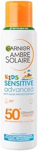Garnier Ambre Solaire Kids Sun Mist SPF 50+ – Anti-Sand, Water Resistant, 150ml