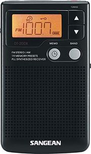 Sangean DT-200X FM-Stereo/AM Digital Tuning Pocket Radio