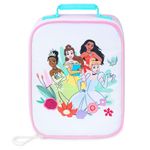 Disney Store Official Disney Princess Adaptive Lunch Box, 23cm/9”, Kids Insulated Zip Meal Holder with Interior Mesh Pocket and Top Carry Handle, School Lunch Bag, Moana, Belle, Cinderella, Tianna