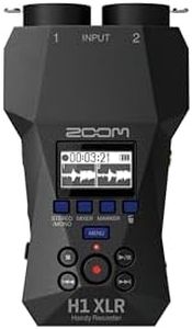 ZOOM H1 XLR Zoom 32-bit Float Recording, 2-Channel Input, Handy Recorder, Released in 2024