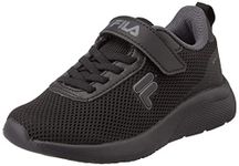 FILA Spitfire V Kids Running Shoe, Black, 11 UK Child