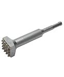 Rotary Hammer Chisel Drill Bit, Concrete Bushing Head, Square Head Alloy Bit Chisel Hammer for Slab, Bridge, Wall, Cement Pavement Chisel (Style A, Round Handle 16 Teeth Hammer)