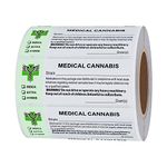 Hylabelest Generic Medical Strain RX Labels State Compliant Medical Pot Labels (Type 1)